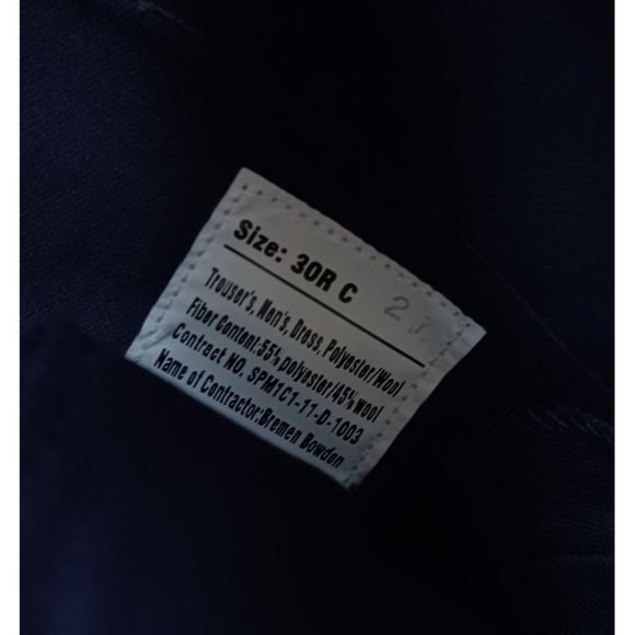 Unworn US Army Service Dress Blue Jacket 36RC Pants 30RC Shirt 15.5C w Patches - Picture 11 of 11